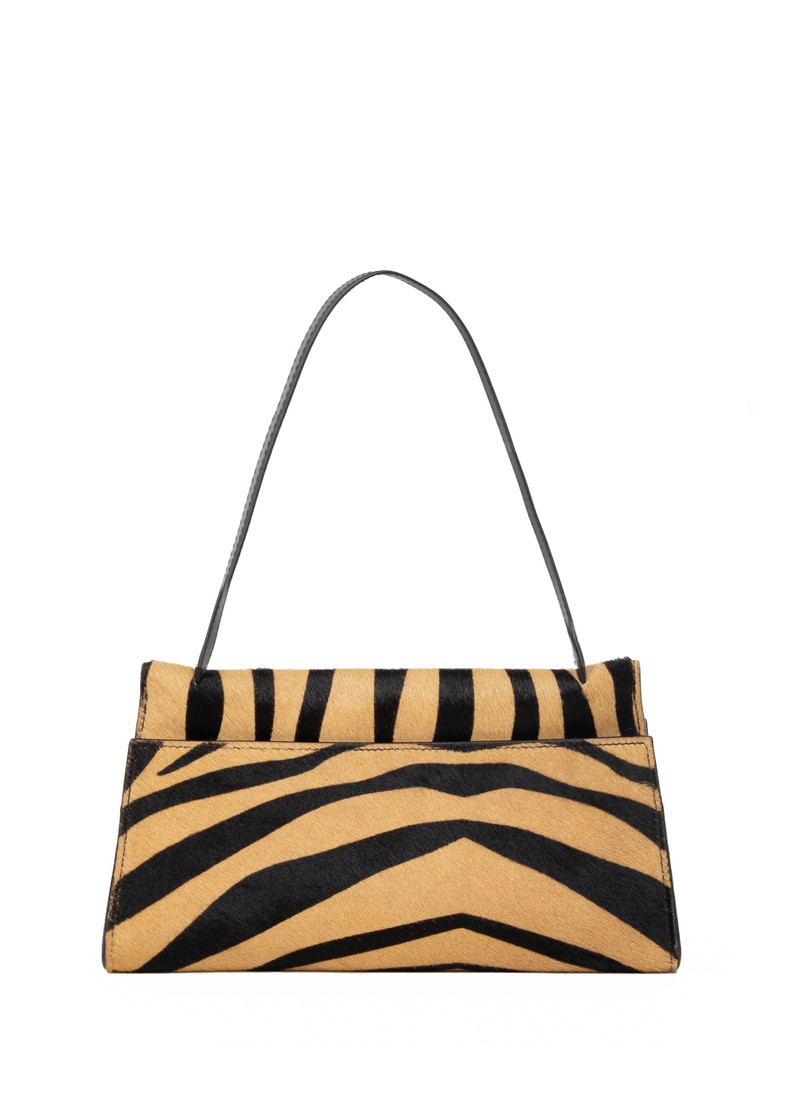 Long Papillon Calf Leather Zebra 1