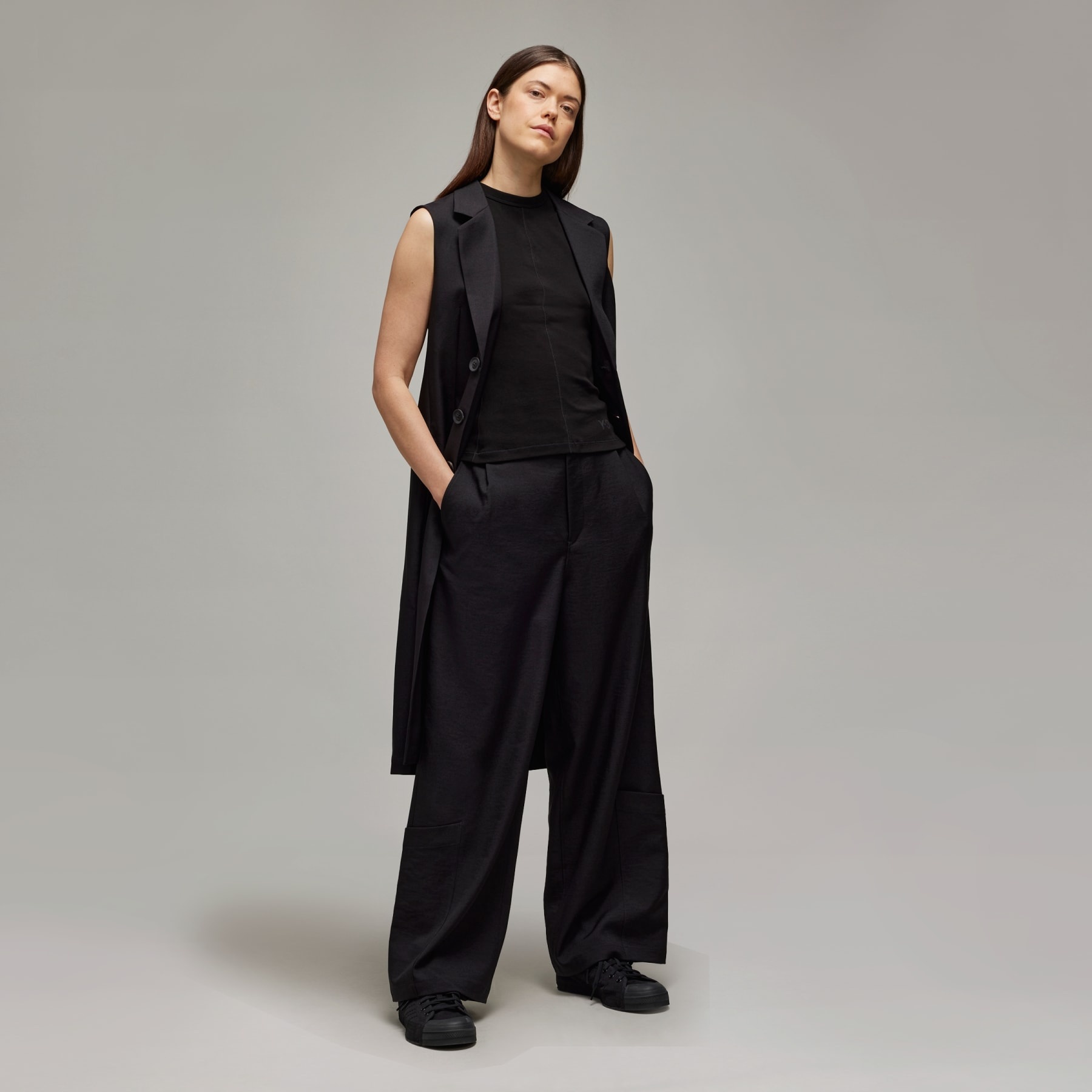 Y-3 Sport Uniform Wide Leg Pants - 5