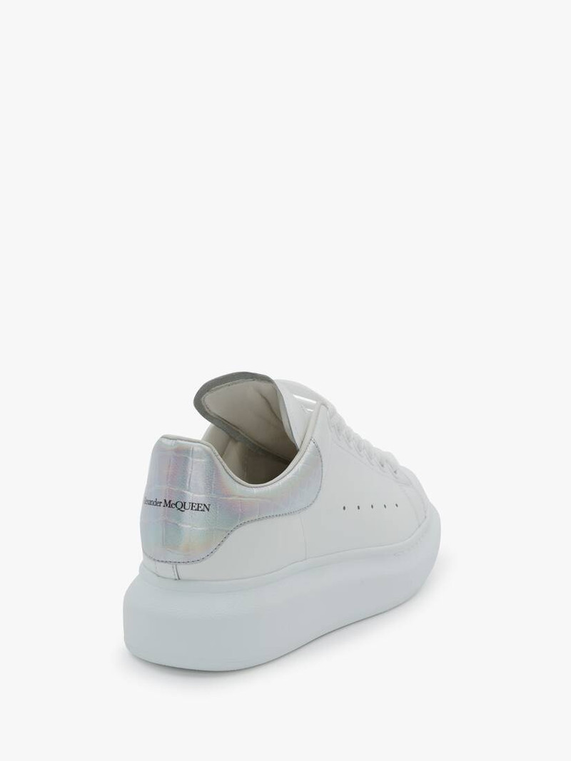 Alexander McQueen Oversized Sneaker in Silver outlook