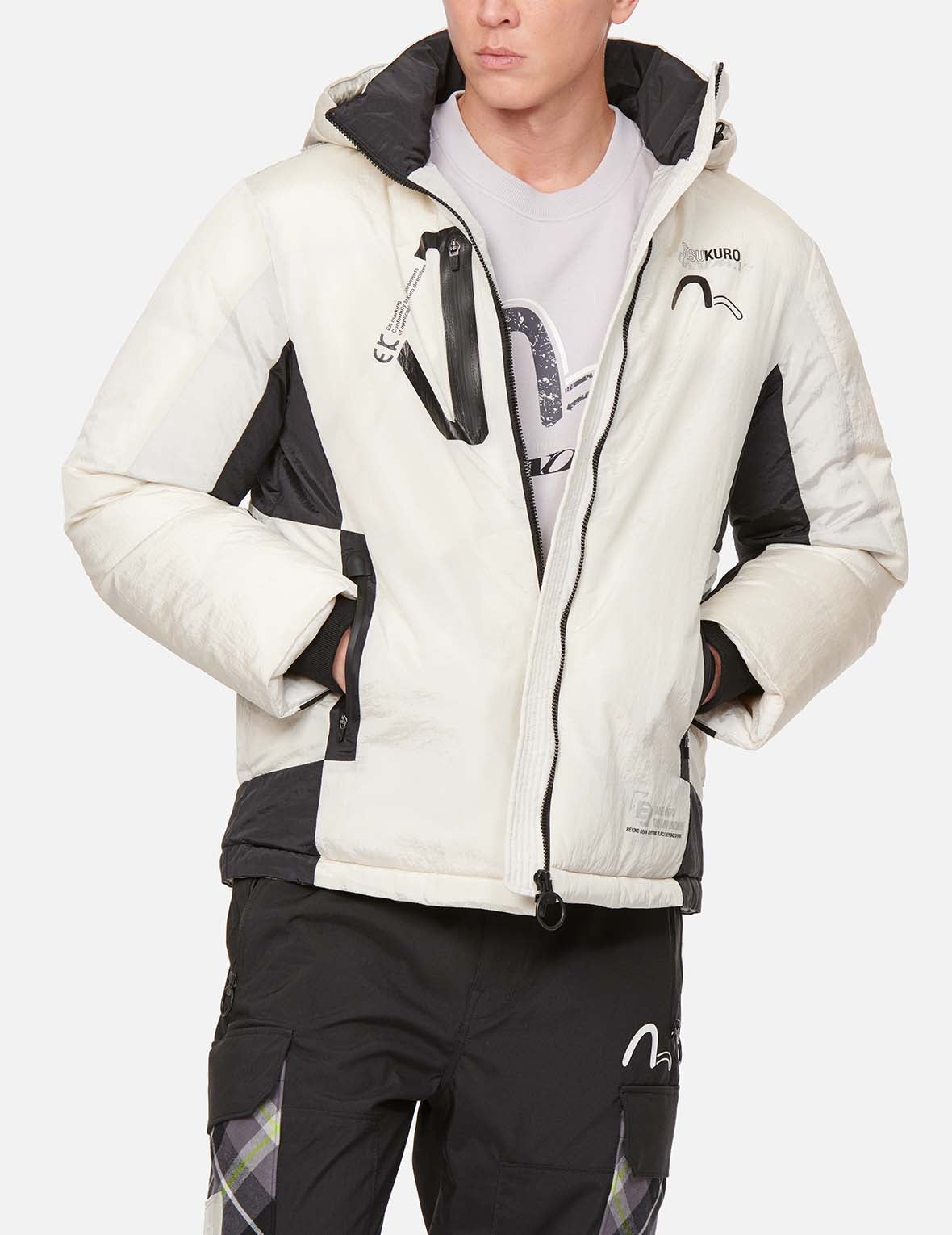 Glow In The Dark Tape Down Jacket - 4