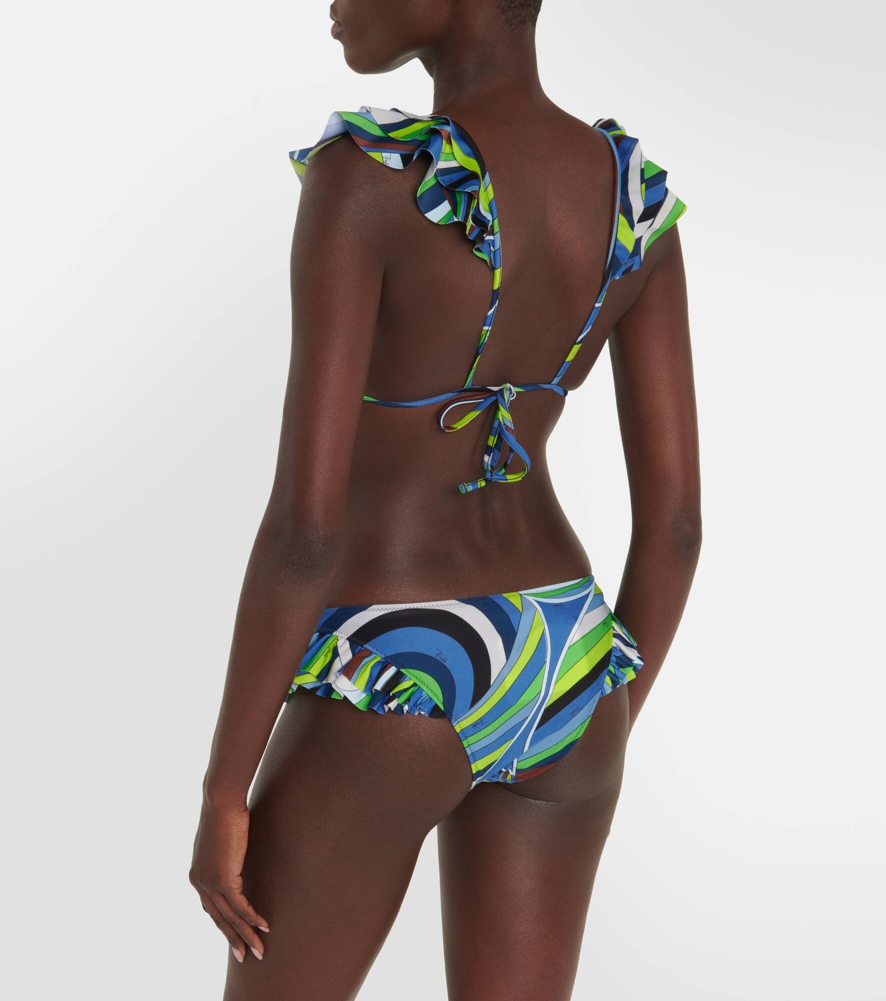 Printed low-rise bikini bottoms - 3
