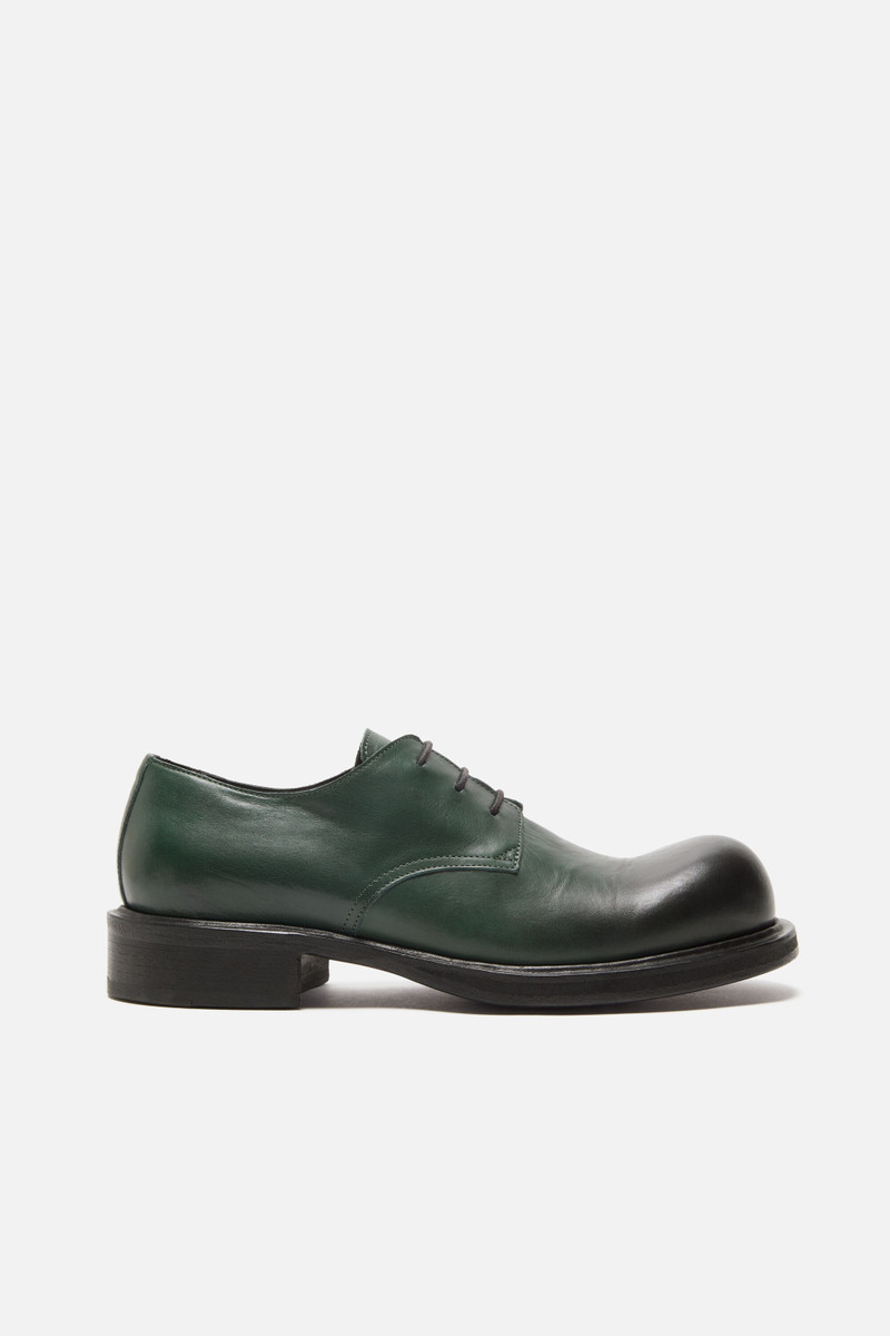 Lace-up leather shoes - Dark green 1