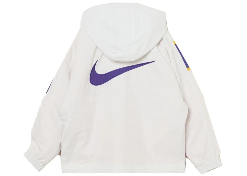Nike Nike x Ambush NBA Collection Lakers Jacket White/Purple/Gold outlook