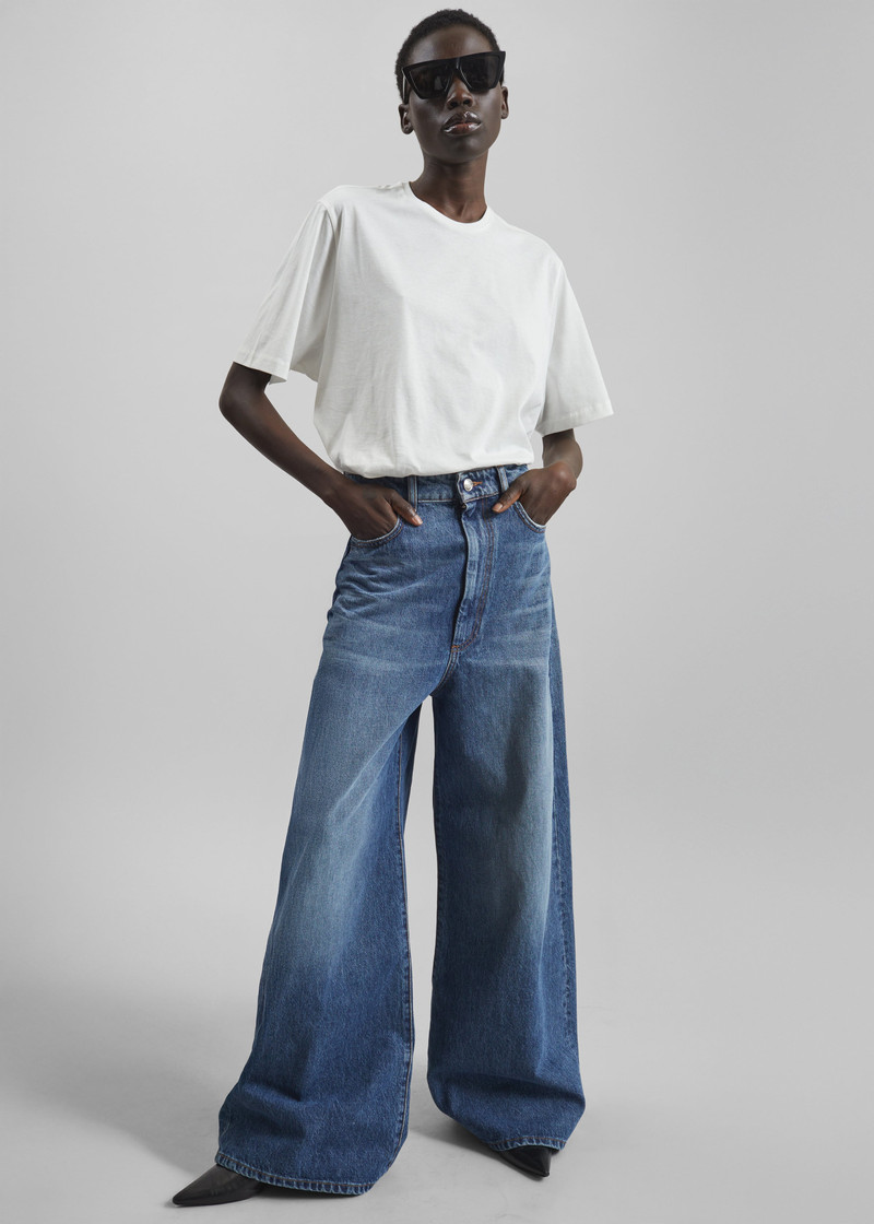 Sportmax Dangri Pants - Midnight Blue 1