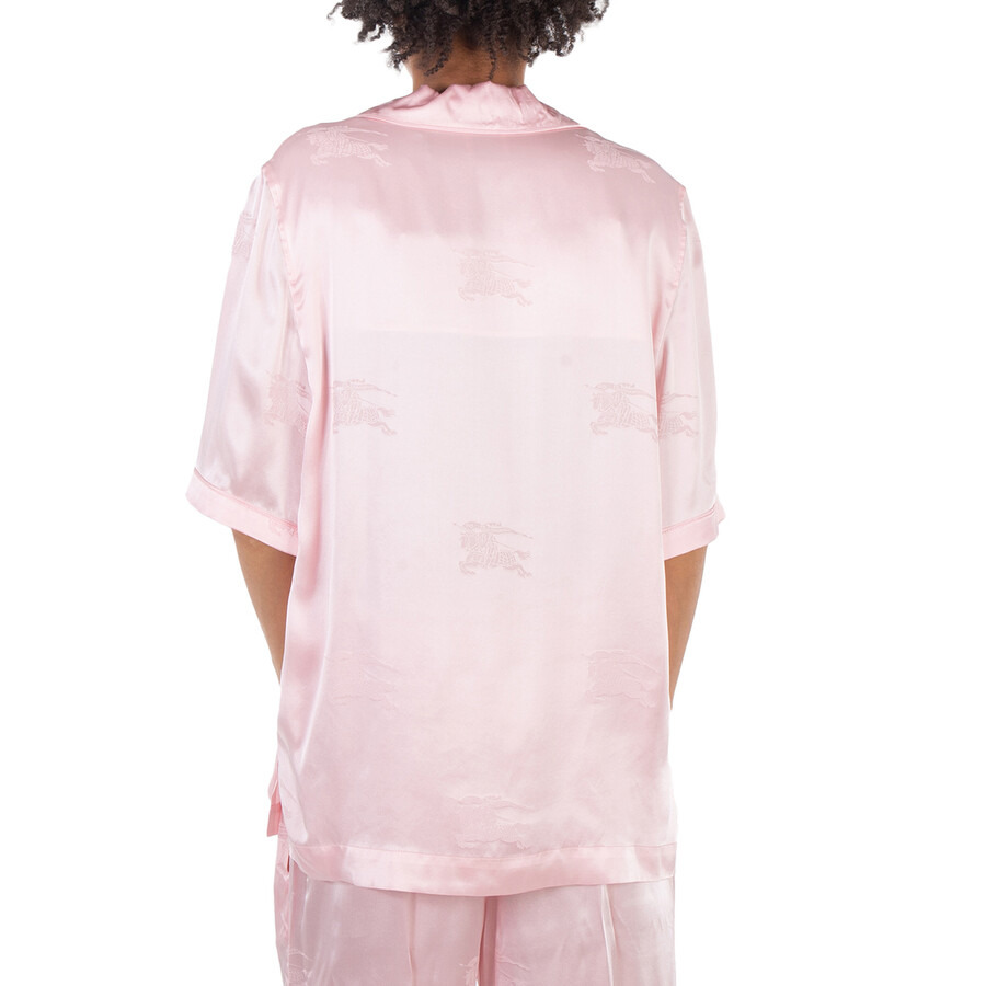 Burberry Ekd Jacquard Silk Pyjama Shirt - 5