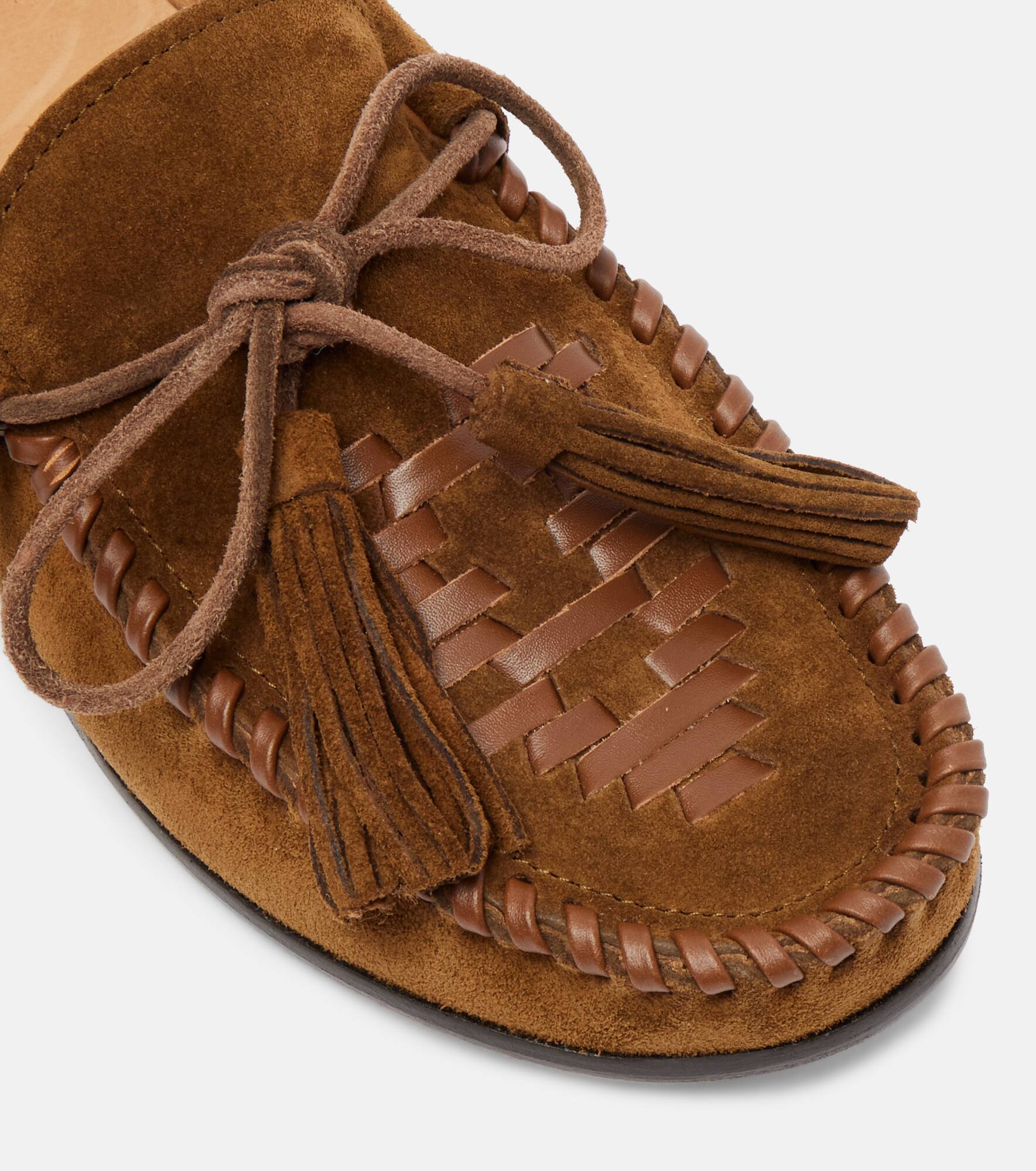 Fitza fringed suede loafers - 5