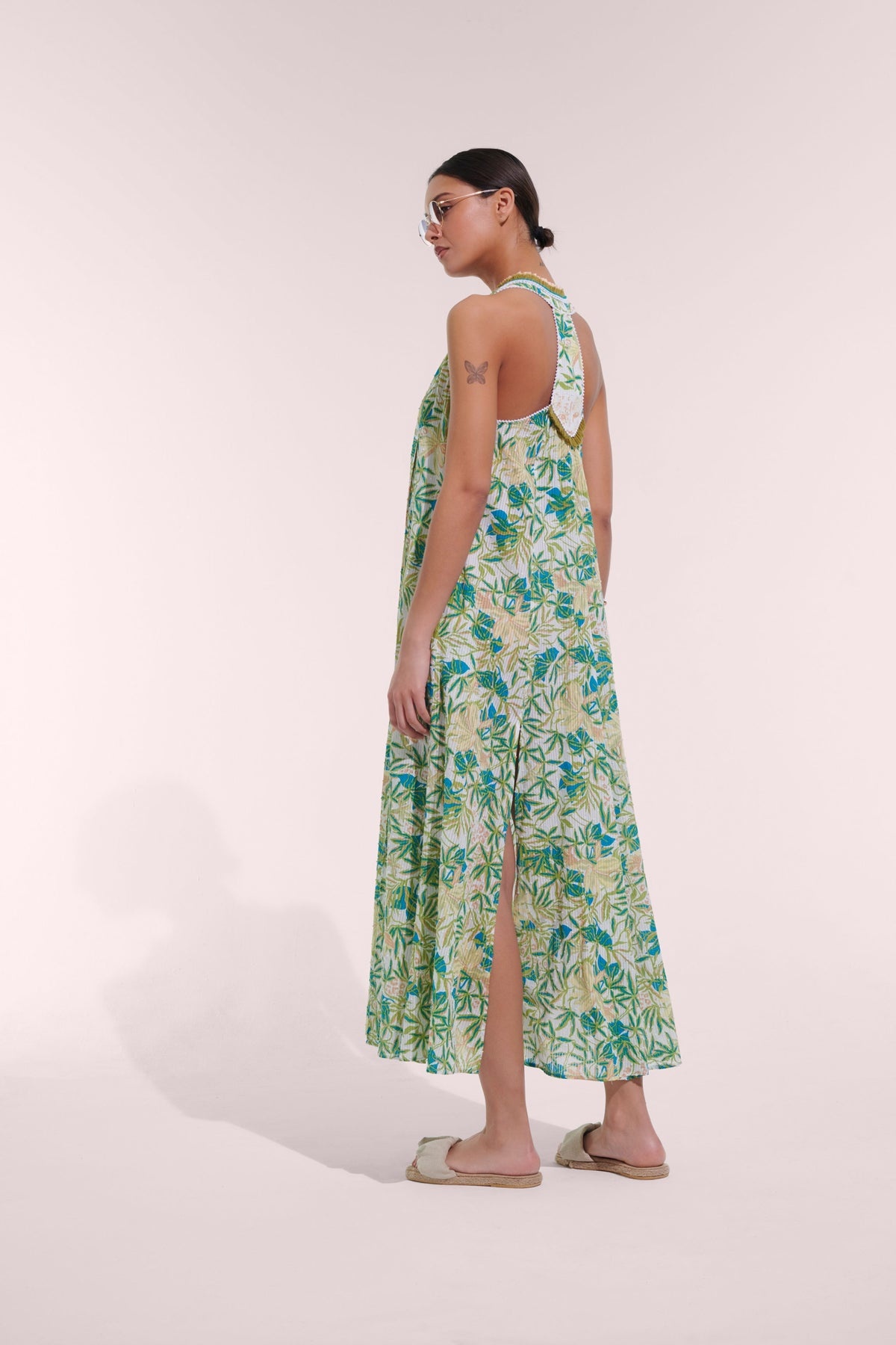 Long Dress Nava - Green Orchid - 2