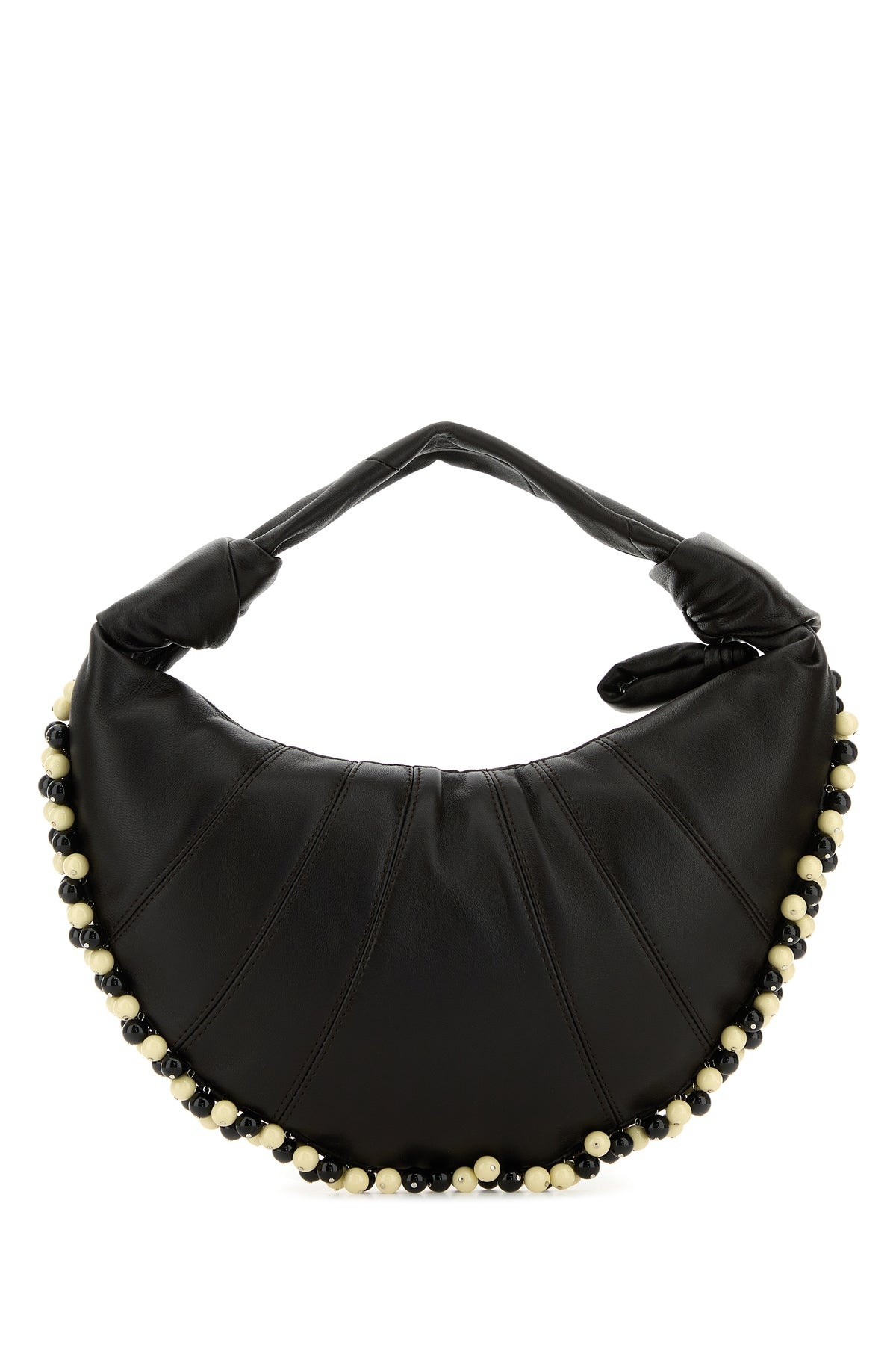 Chocolate nappa leather mini Fortune handbag - 3