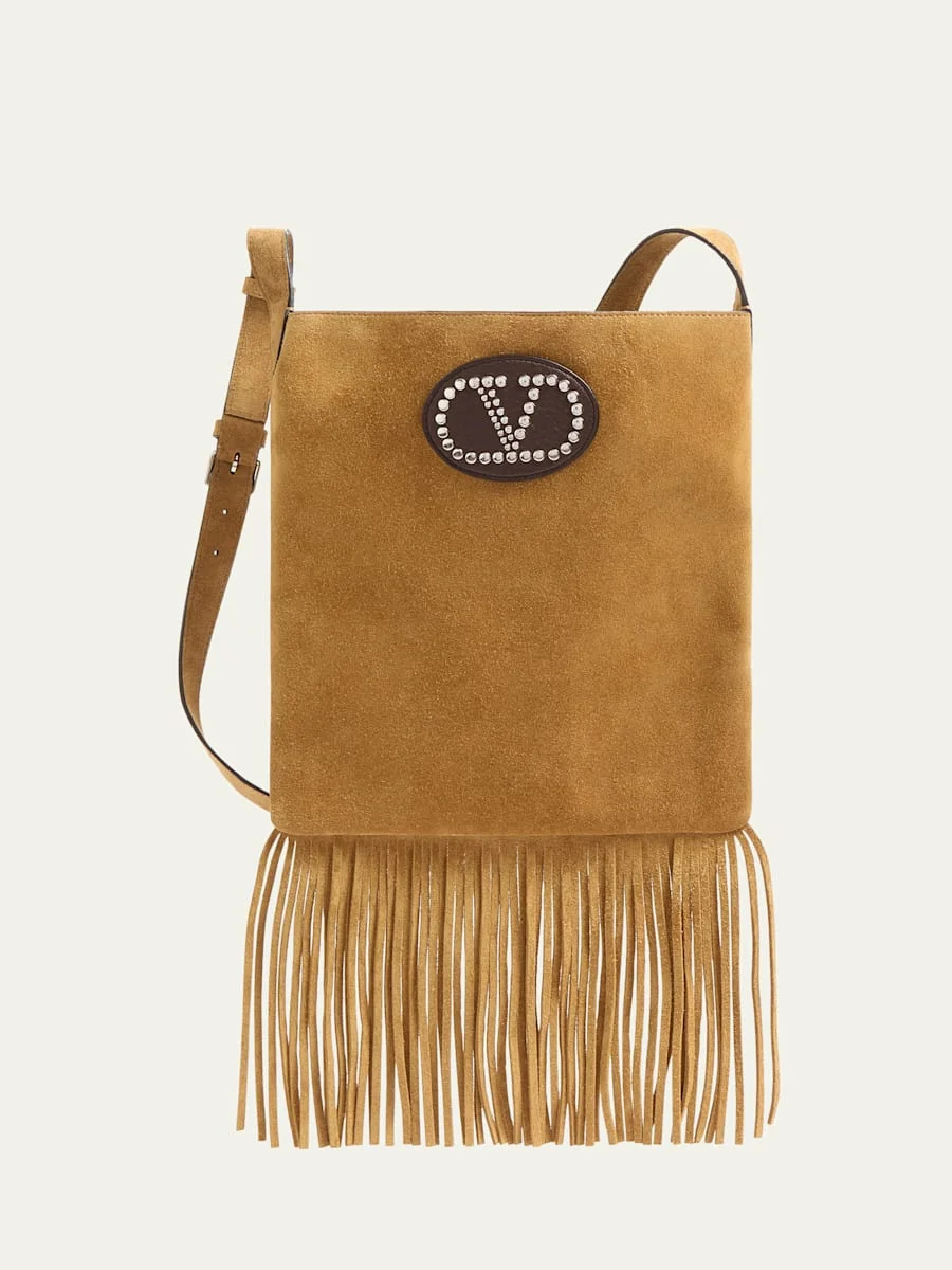 Men's Nellcote Suede Fringe Shoulder Bag - 1