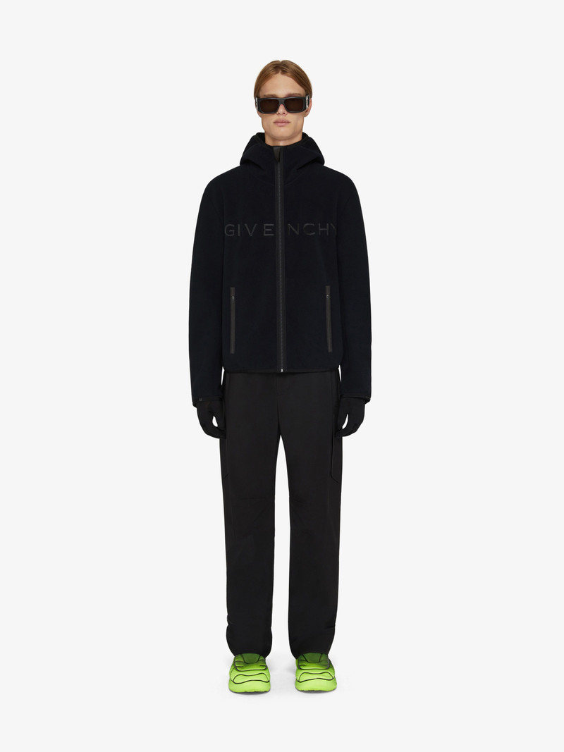 Givenchy GIVENCHY FLEECE JACKET WITH HOOD outlook