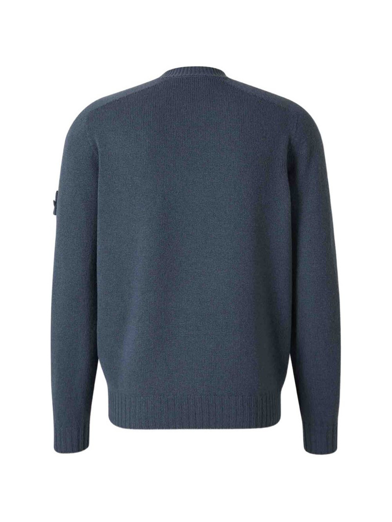 Stone Island patch crew-neck sweater outlook