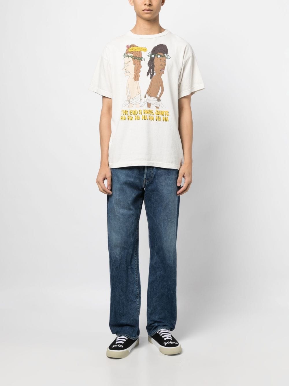 graphic-print cotton T-shirt - 2