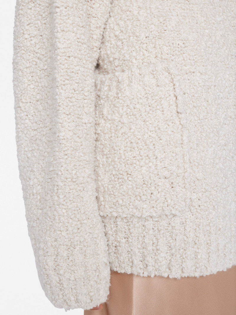 Boucle Cardi in Oatmeal Heather 7