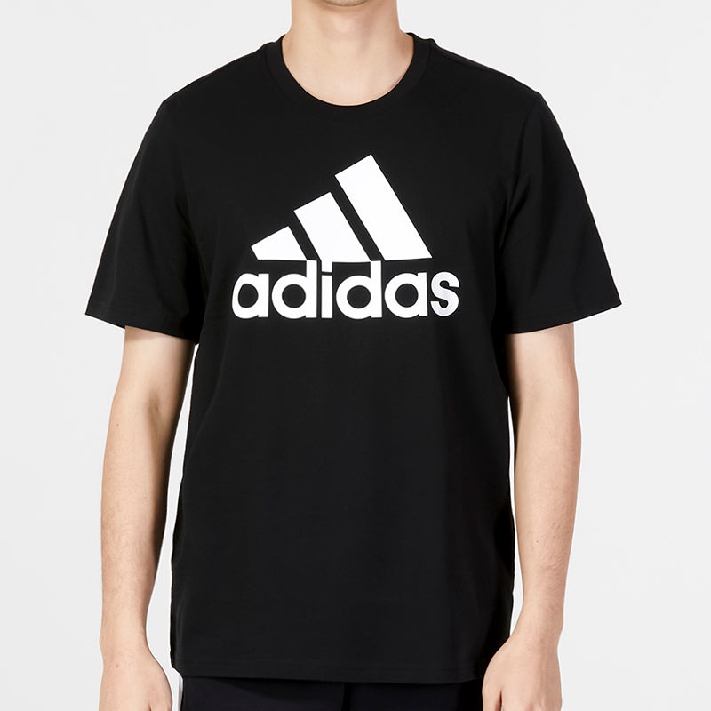 adidas Essentials Single Jersey Big Logo T-shirt 'Black' IC9347 - 3