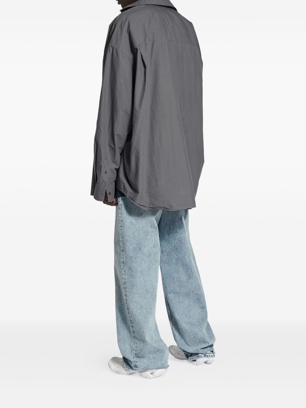 x Automobili Lamborghini layered poplin shirt - 2