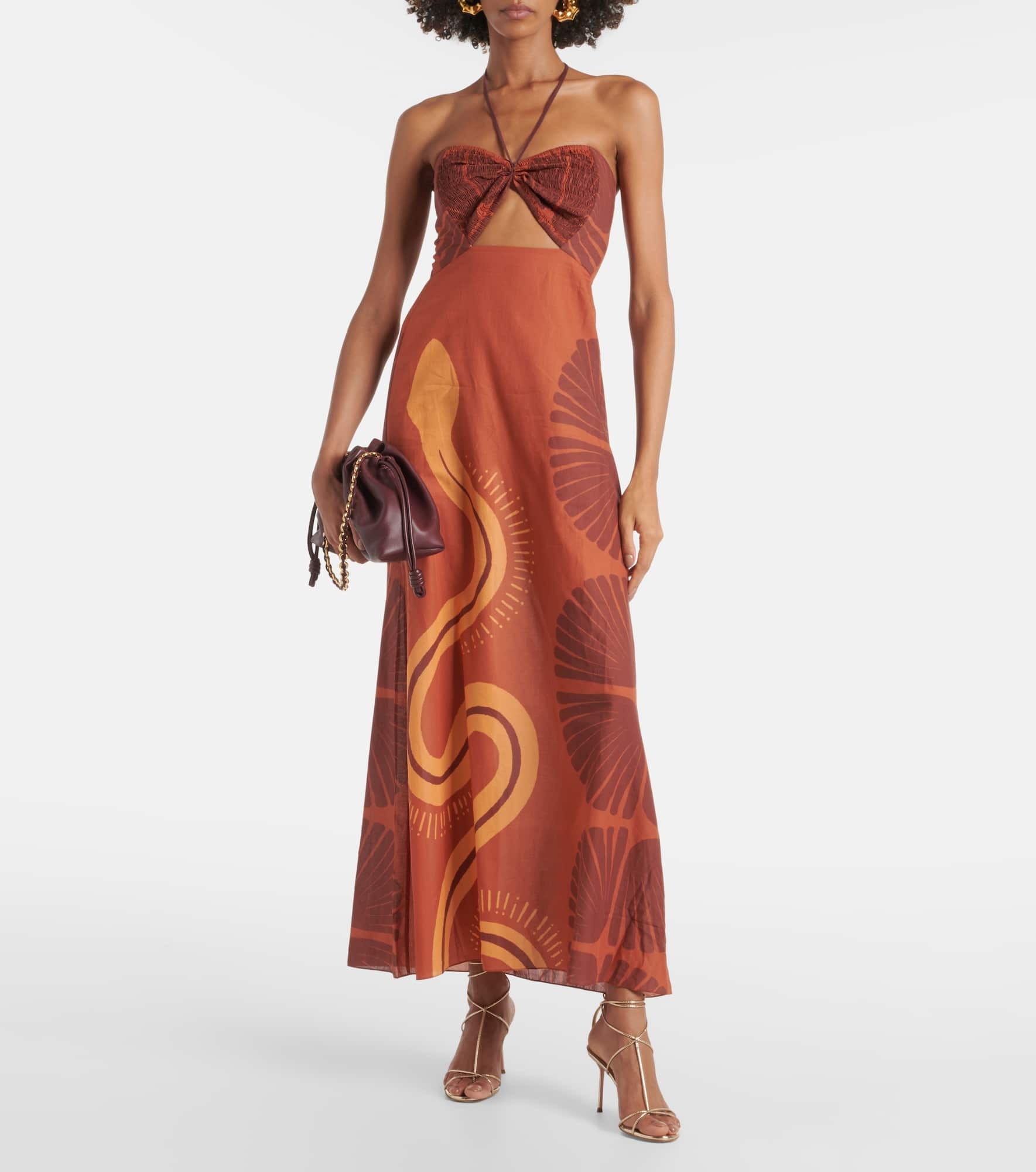 Cotton maxi dress - 2