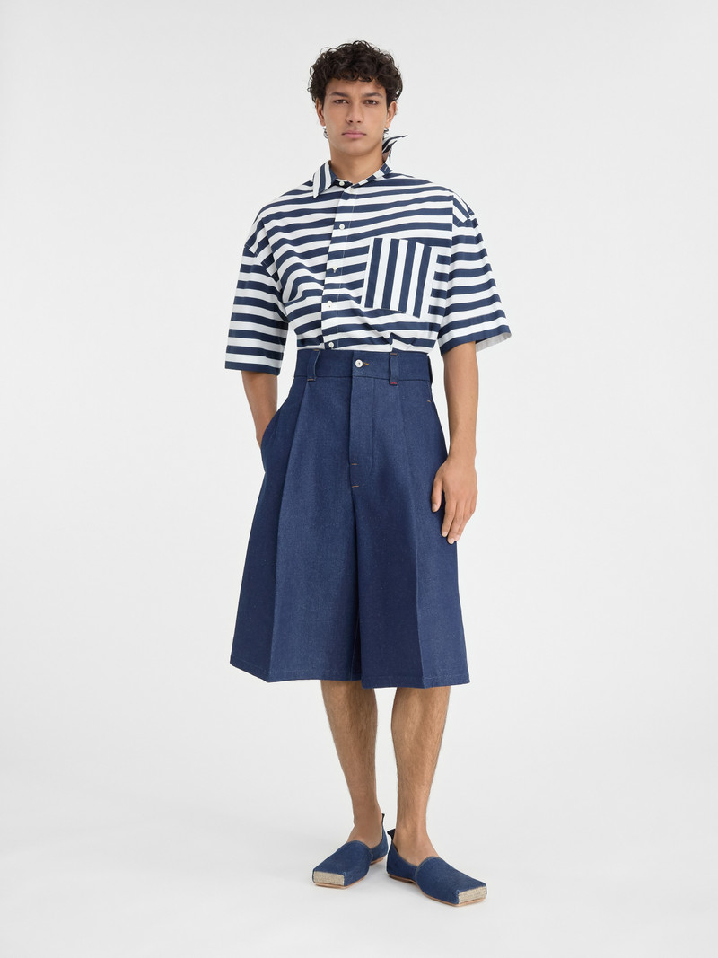 JACQUEMUS Le short de-Nîmes Ravello outlook