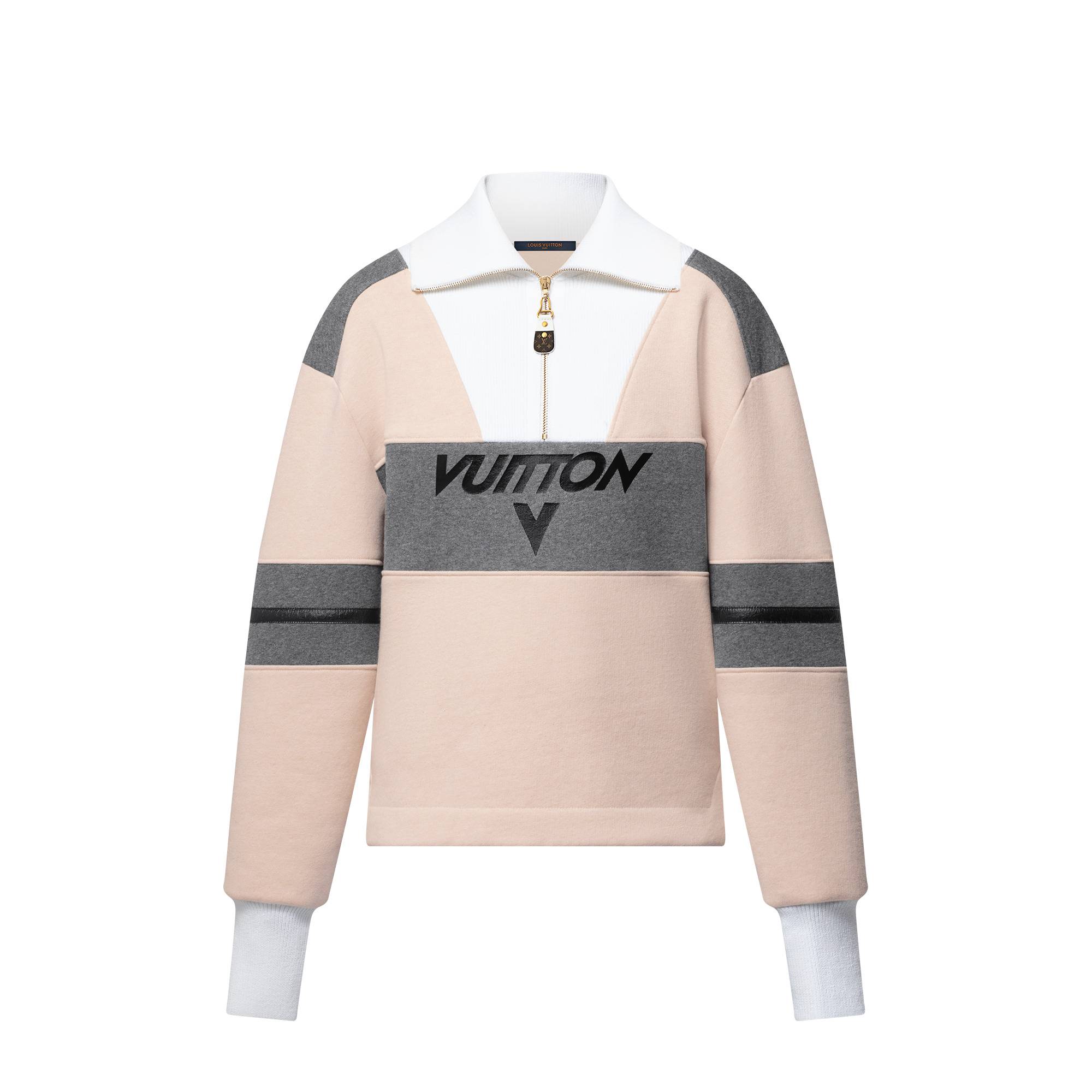 Sporty Color-Blocked Pullover - 1