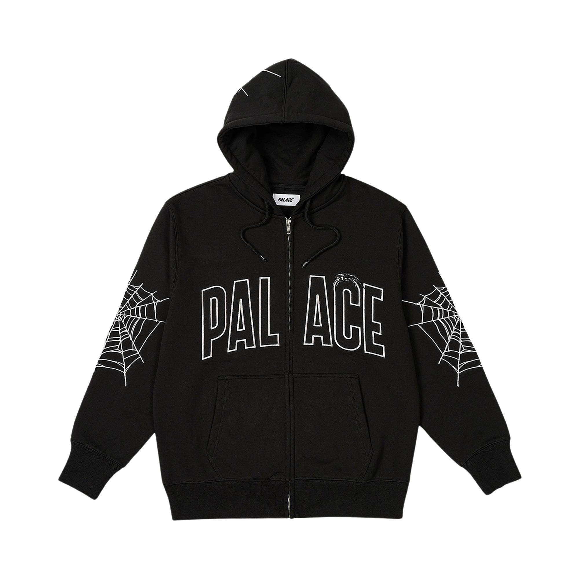 PALACE Palace Spider Zip Hood 'Black' | REVERSIBLE