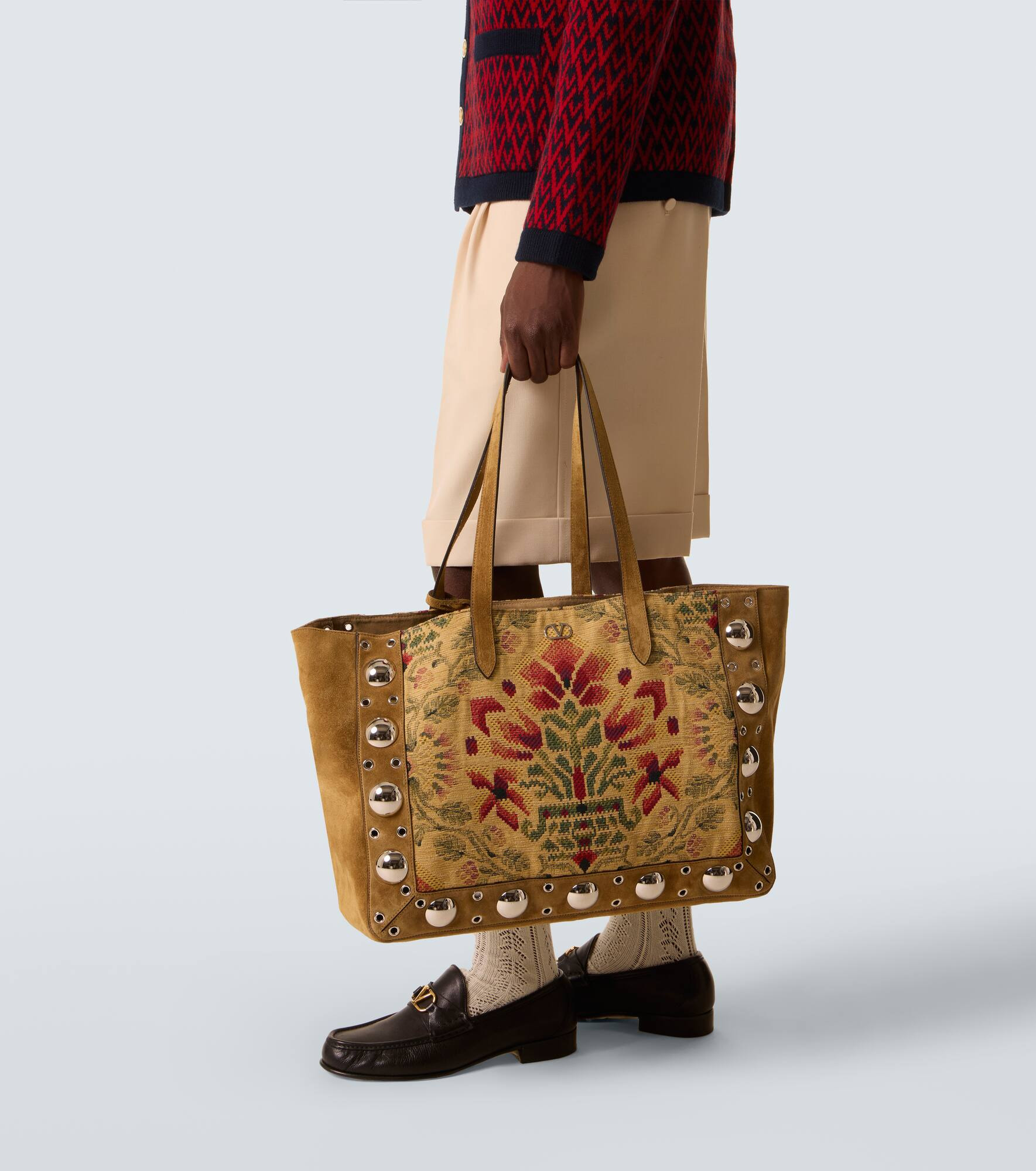 Valentino Garavani Nellcôte floral shopper - 2