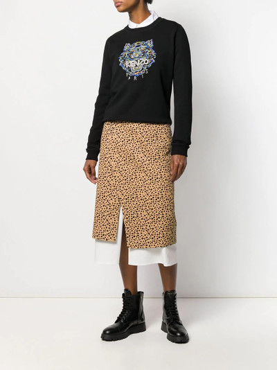 KENZO Tiger hand-embroidered sweatshirt outlook