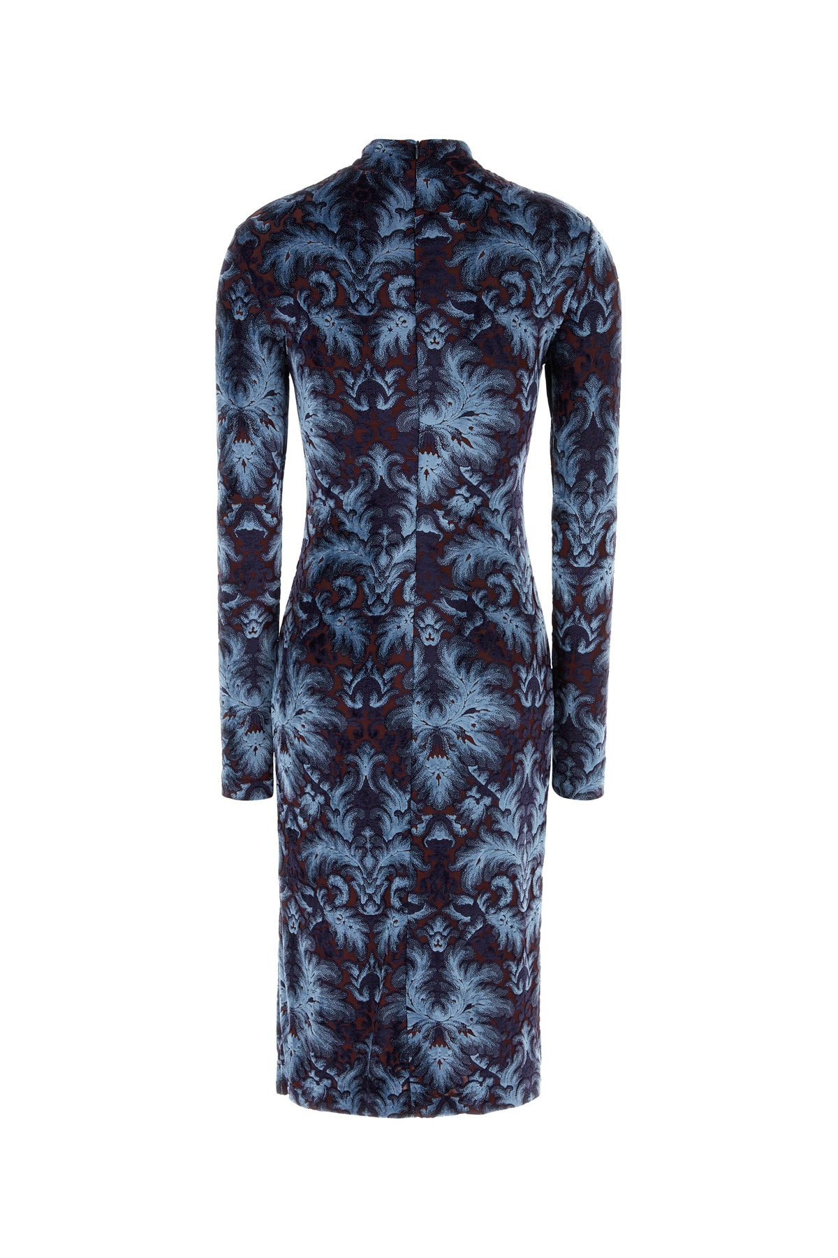 Embroidered stretch chenille dress - 2
