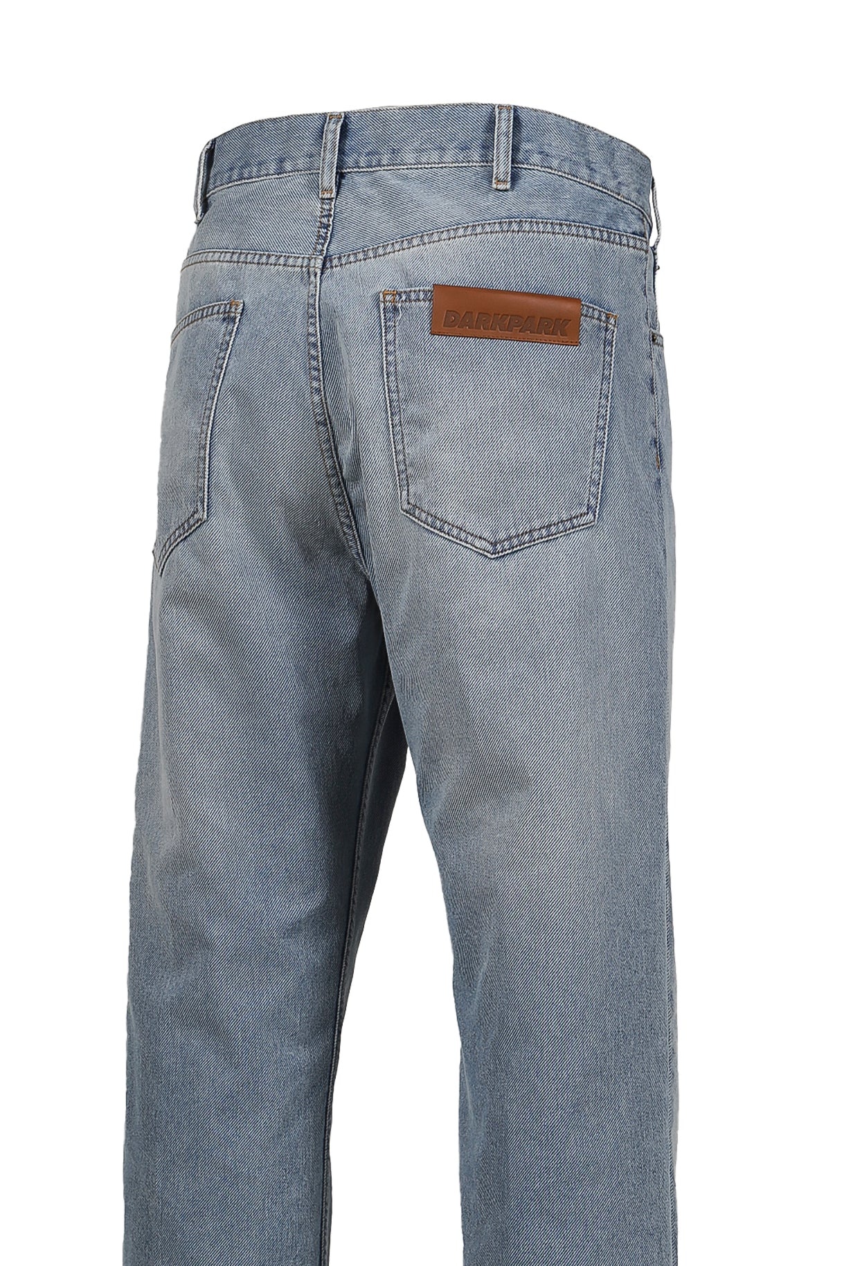 EDI - NYLON INFUSED CREASED STRAIGHT-LEG DENIM / MIAMI LIGHT - 5