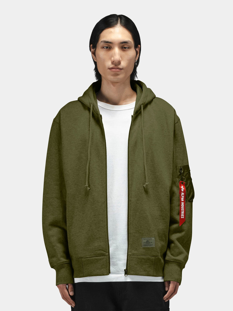 ALPHA INDUSTRIES UTILITY POCKET FULL ZIP UP outlook