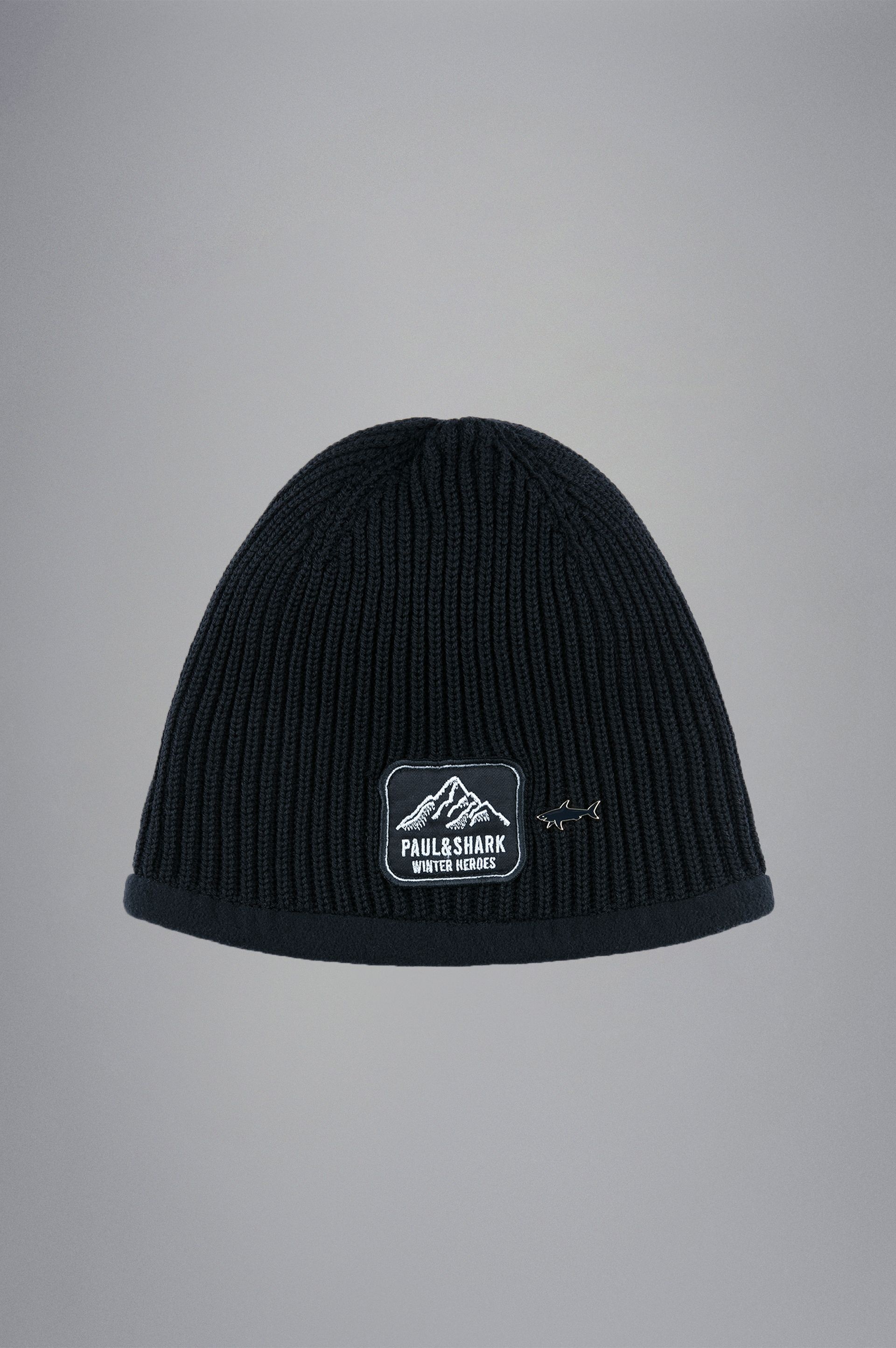 WOOL BEANIE WITH WINTER HEROES EMBROIDERY - 1