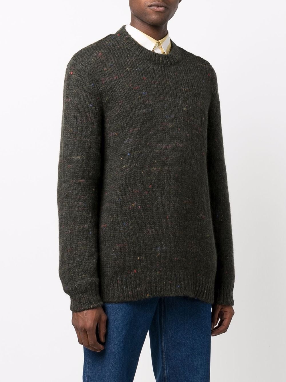 crew neck knitted jumper - 3