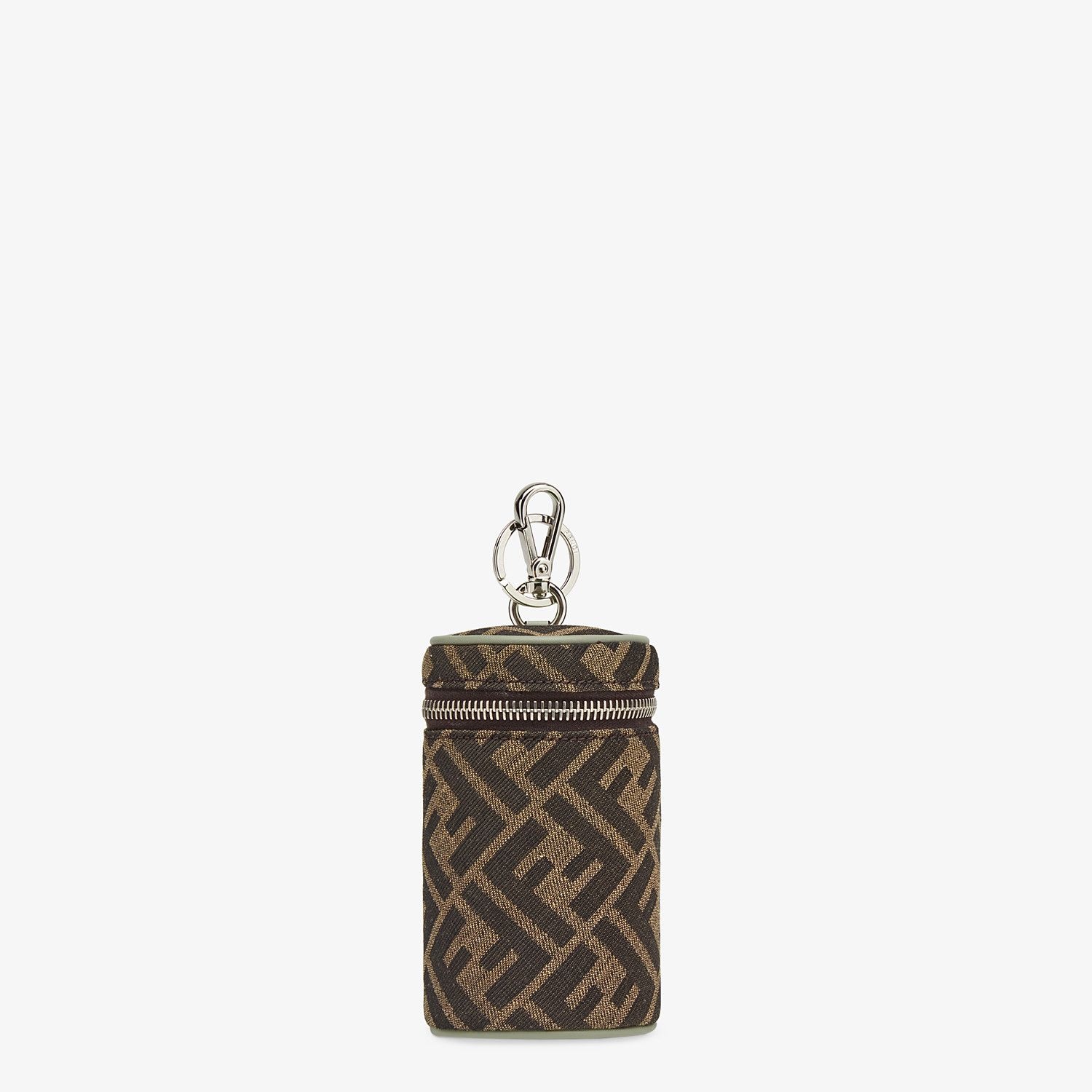 Brown fabric can holder - 1