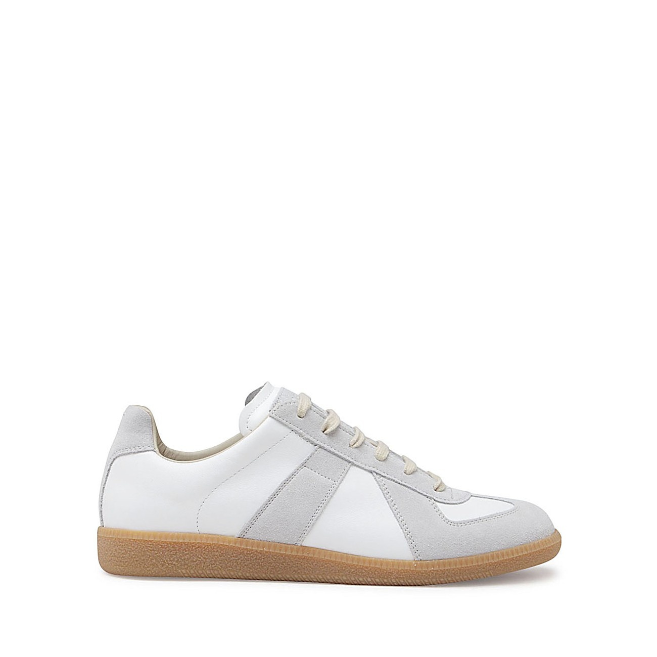 white leather replica sneakers - 1
