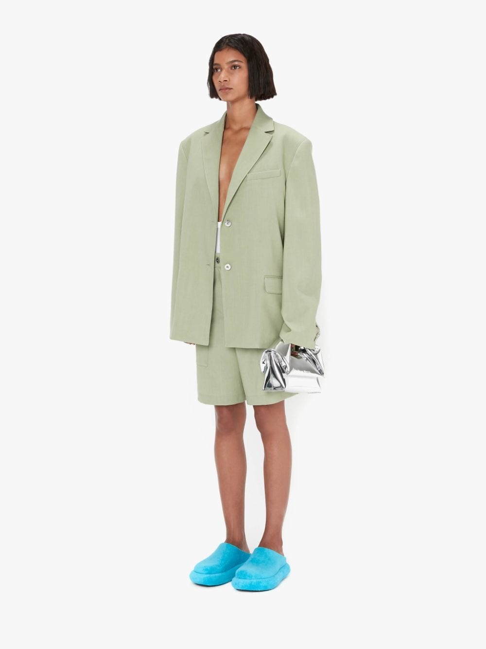 OVERSIZED WOOL SB BLAZER - 4