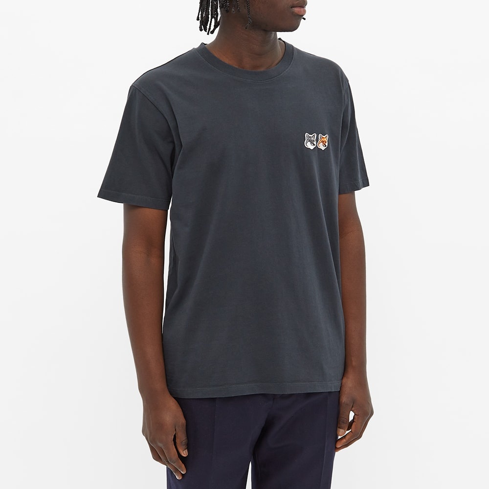 Maison Kitsuné Double Fox Head Patch Tee - 3