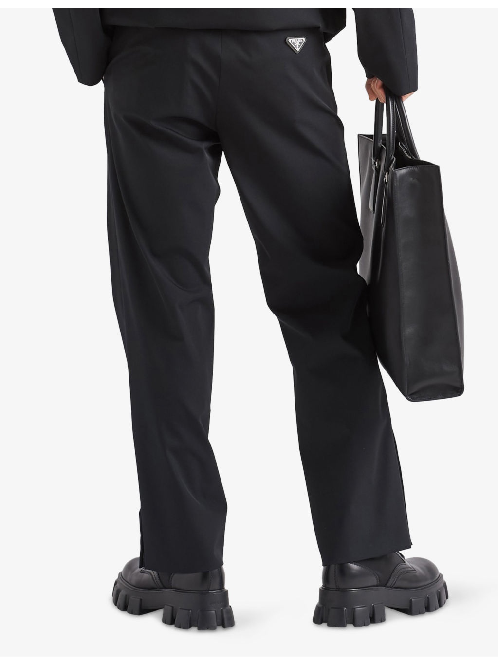 Logo-Embellished Stretch-Woven Trousers - 3