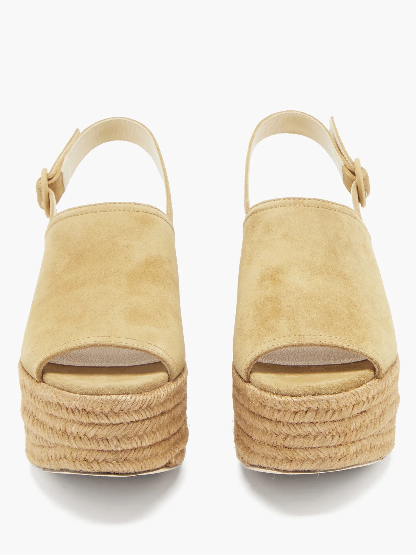 Deya suede platform sandals - 5