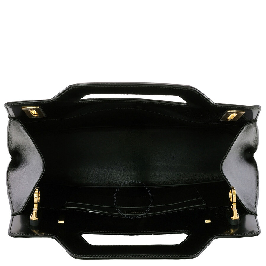 Ferragamo Wanda Top Handle Bag - Black - 4