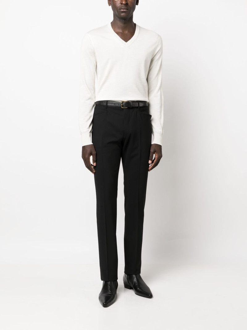 TOM FORD ribbed V-neck jumper outlook