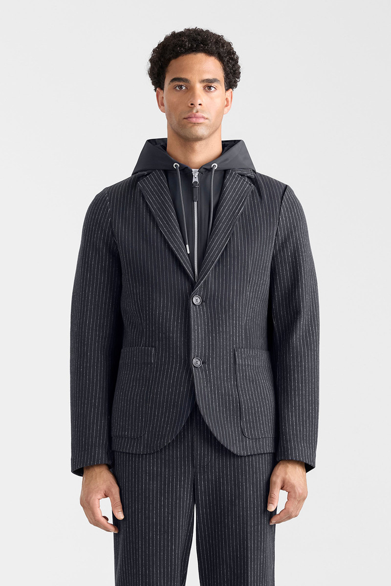 MACKAGE WELLS-K 2-in-1 Knit Blazer With Removable Bib outlook