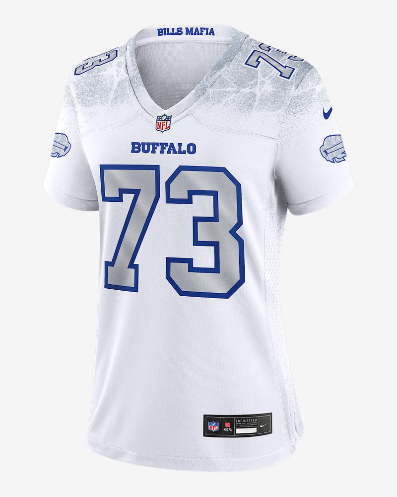 Dion Dawkins Buffalo Bills Rivalries Collection Women’s Nike NFL Game Jersey - 1