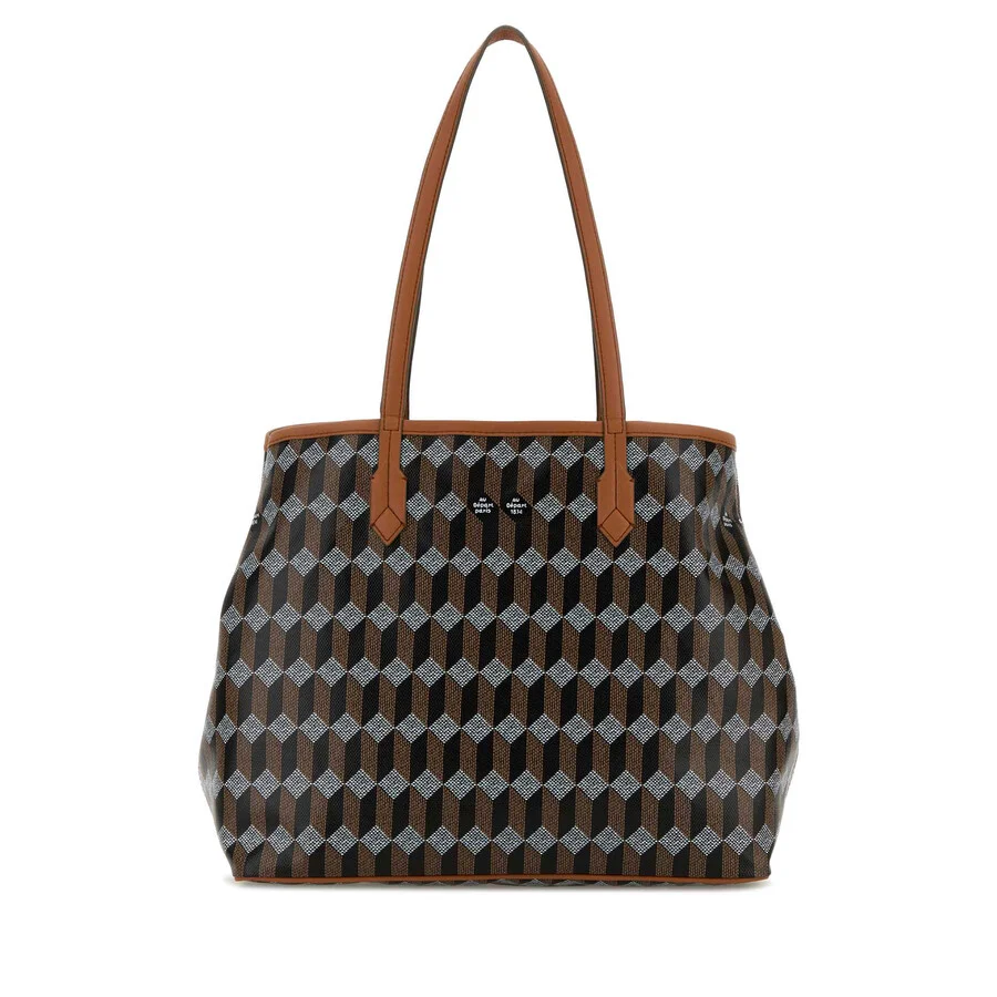 Au Depart Printed Canvas Tote No.47 Shopping Bag - 1