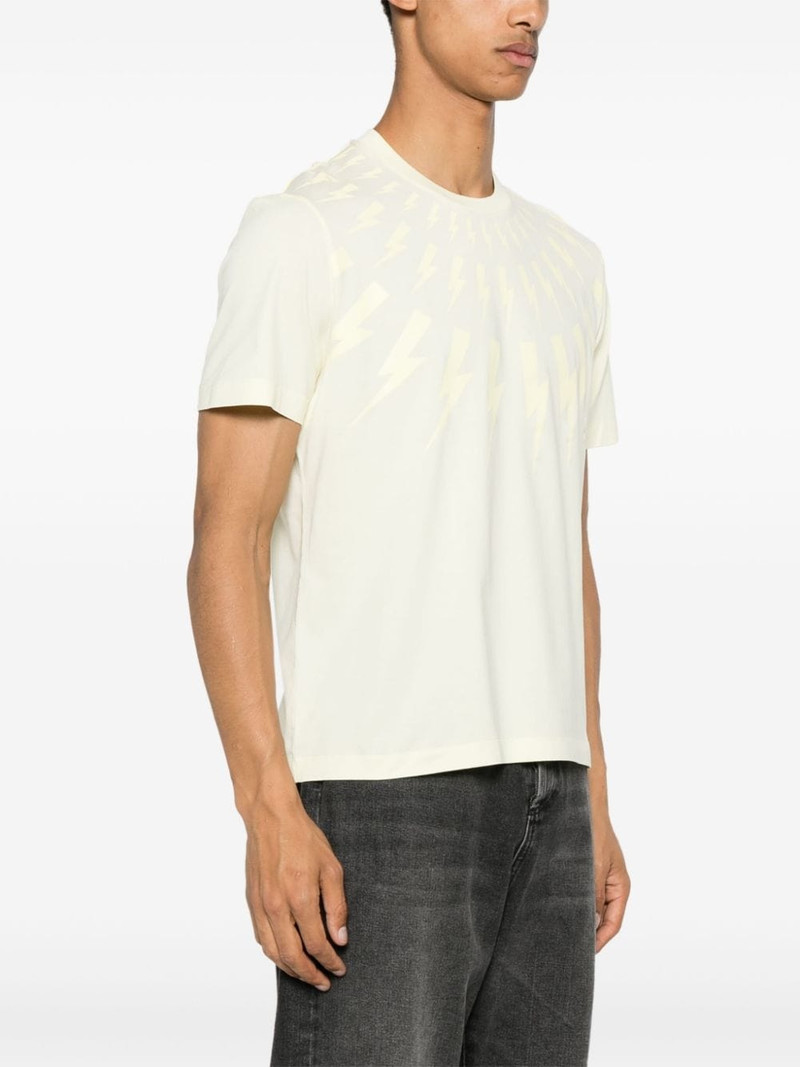 Thunderbolt-print cotton T-shirt 3