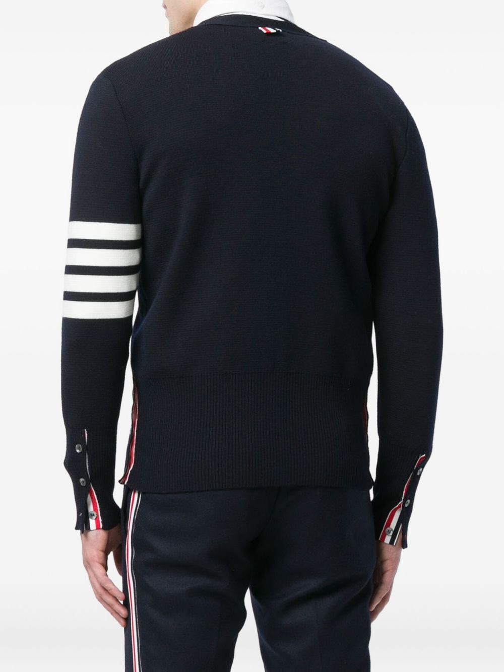 4-Bar Milano Stitch Cardigan - 4