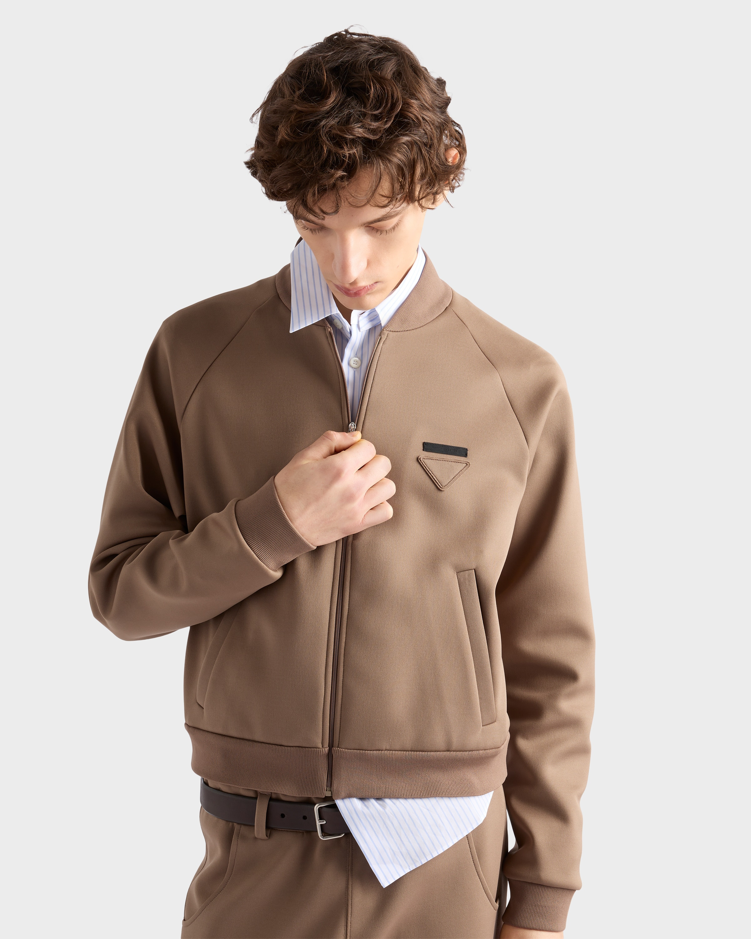 Technical fleece blouson jacket - 4