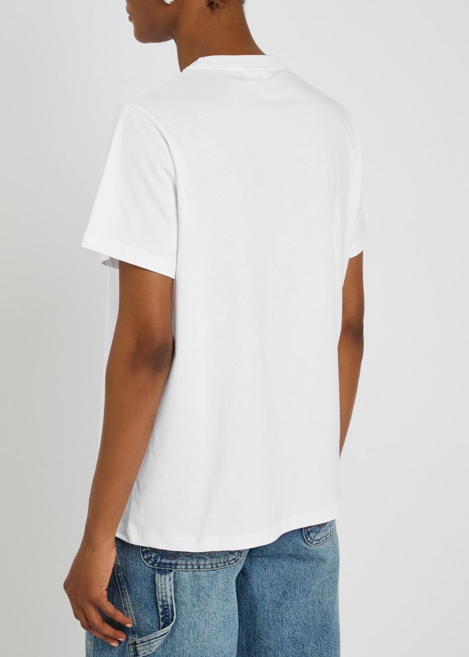 Ganni Printed Cotton T-shirt - 3