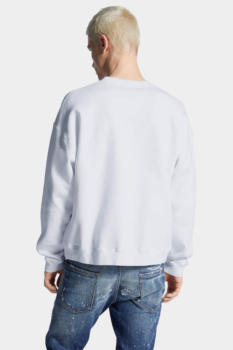 RELAX FIT TACTILE LOGO CREWNECK - 4