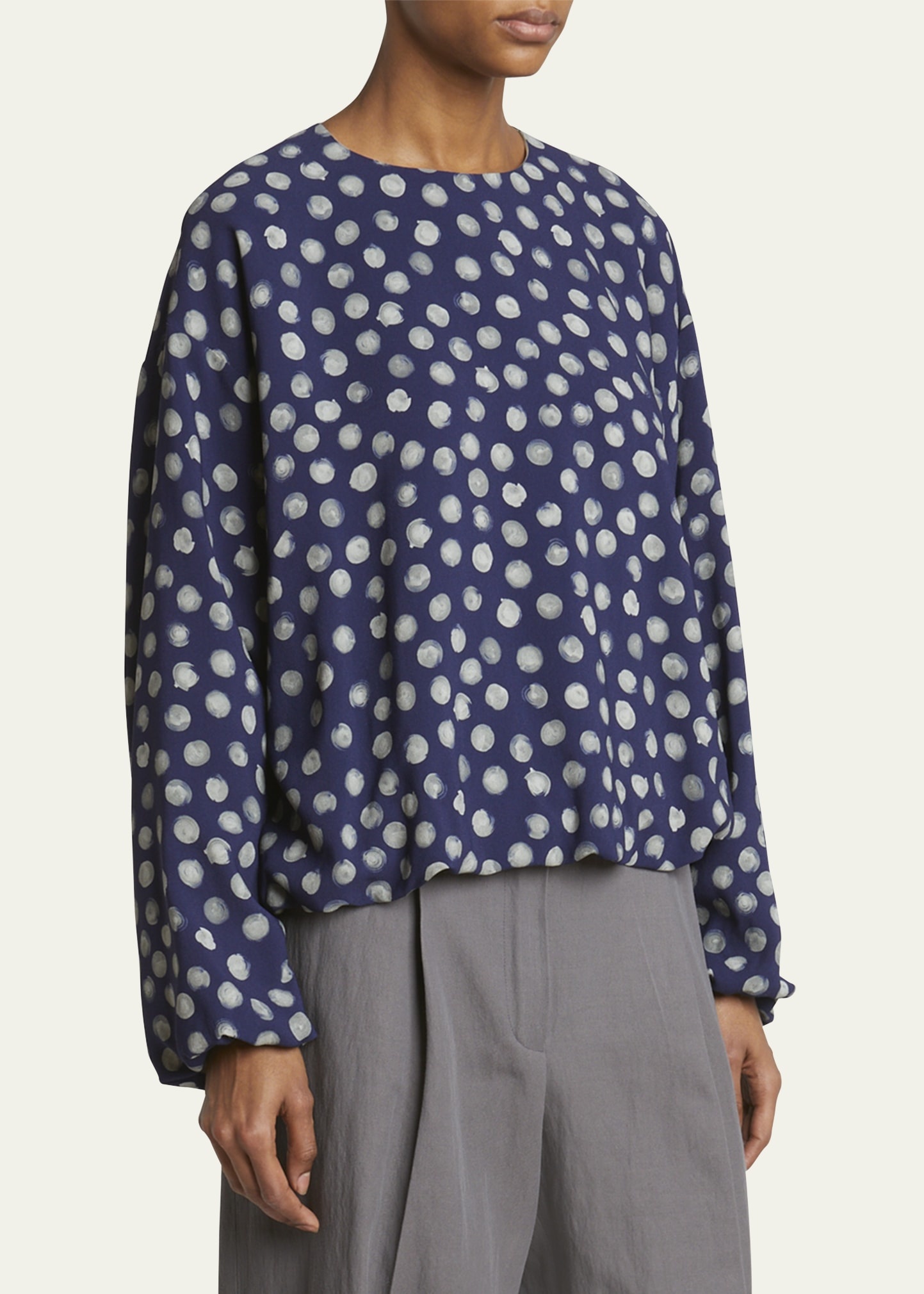 Capo Polka Dot Blouse - 4