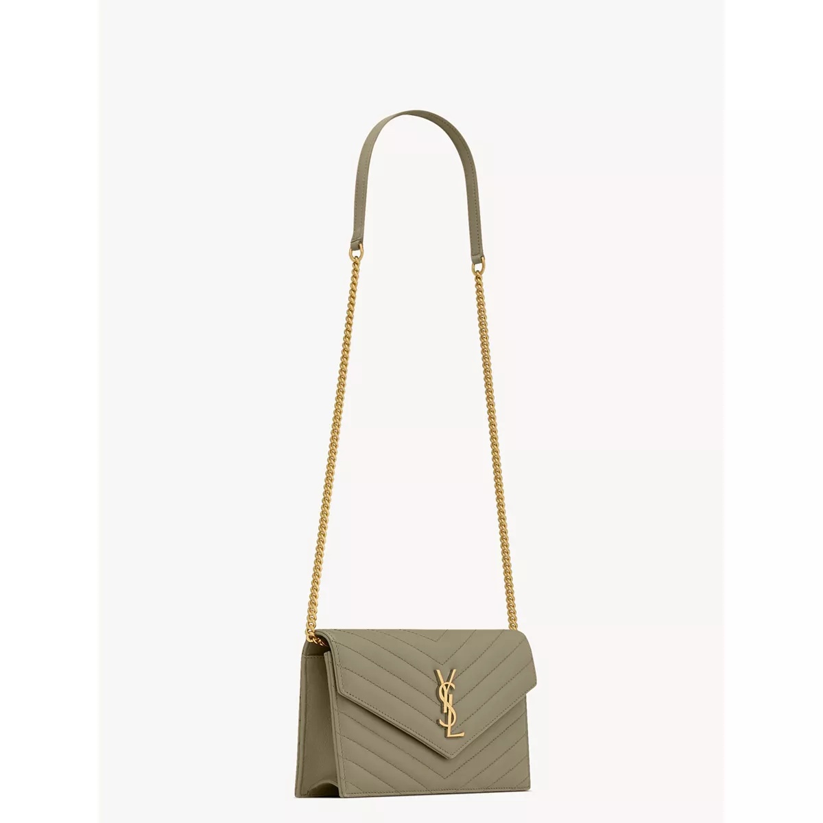 Cassandre Envelope Chain Wallet in Grain Leather - 4