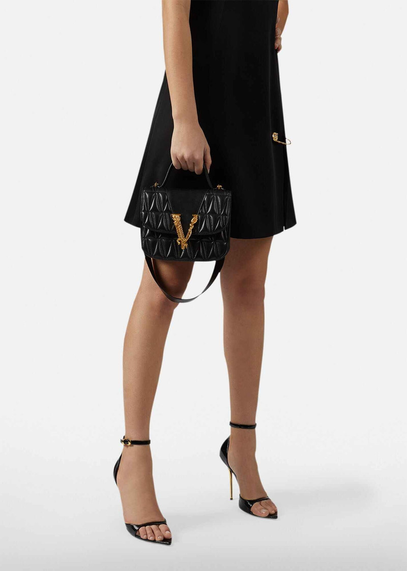 VERSACE Virtus Quilted Dual-Carry Bag outlook