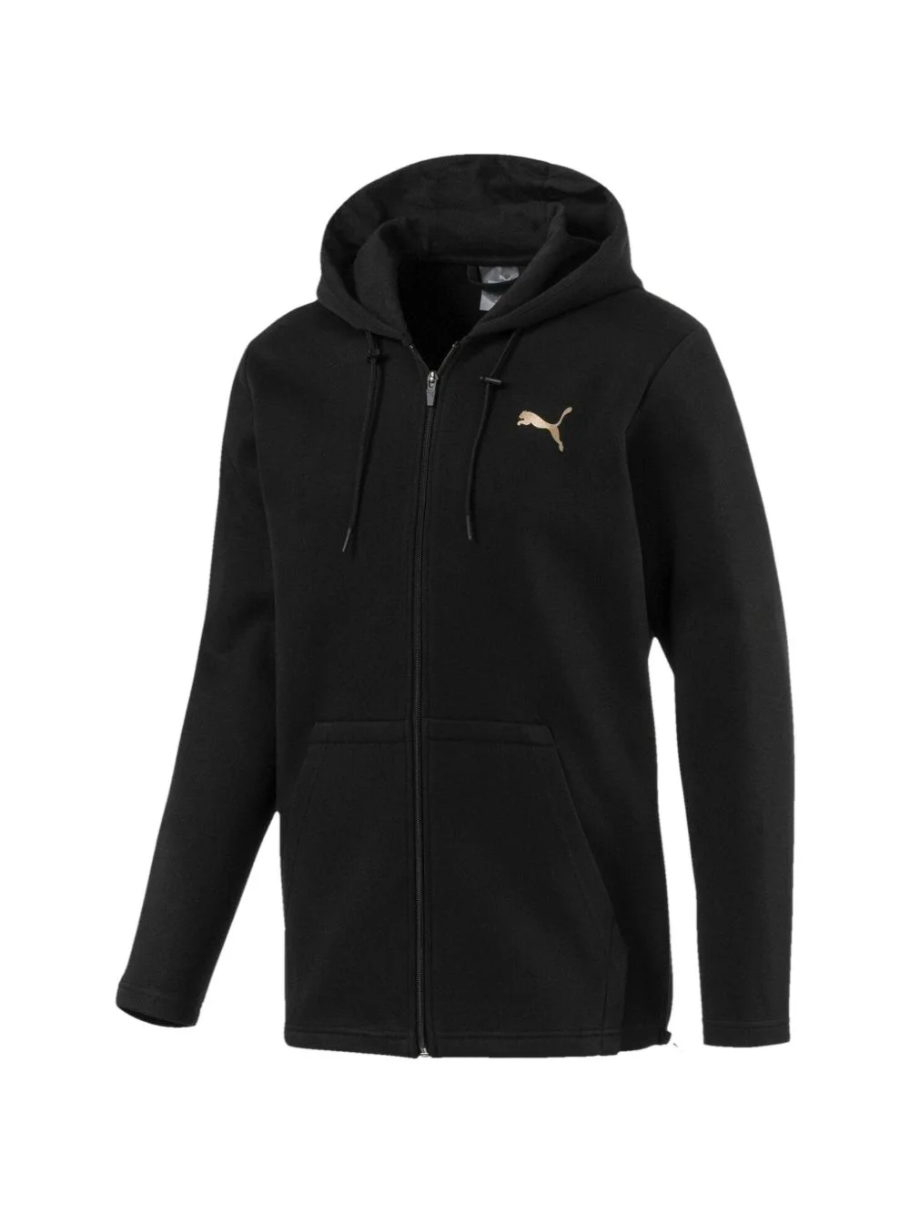 zip-up long-sleeve hoodie - 1